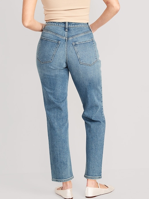 Image number 2 showing, Curvy High-Waisted OG Loose Ripped Jeans