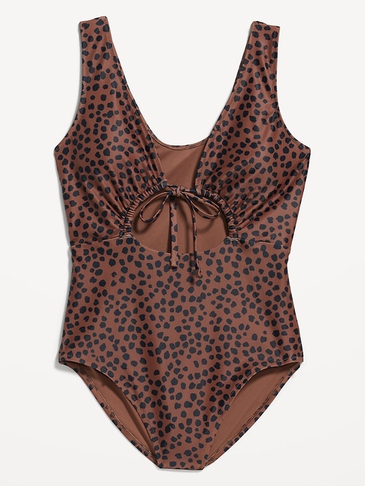 Image number 4 showing, Cutout-Front One-Piece Swimsuit