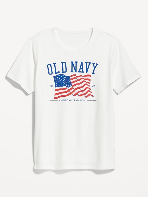 Image number 4 showing, Matching "Old Navy" Flag T-Shirt