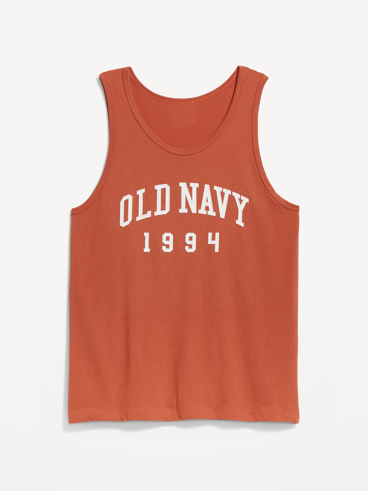 Old Navy Logo Graphic Tank Top for Men red. 1
