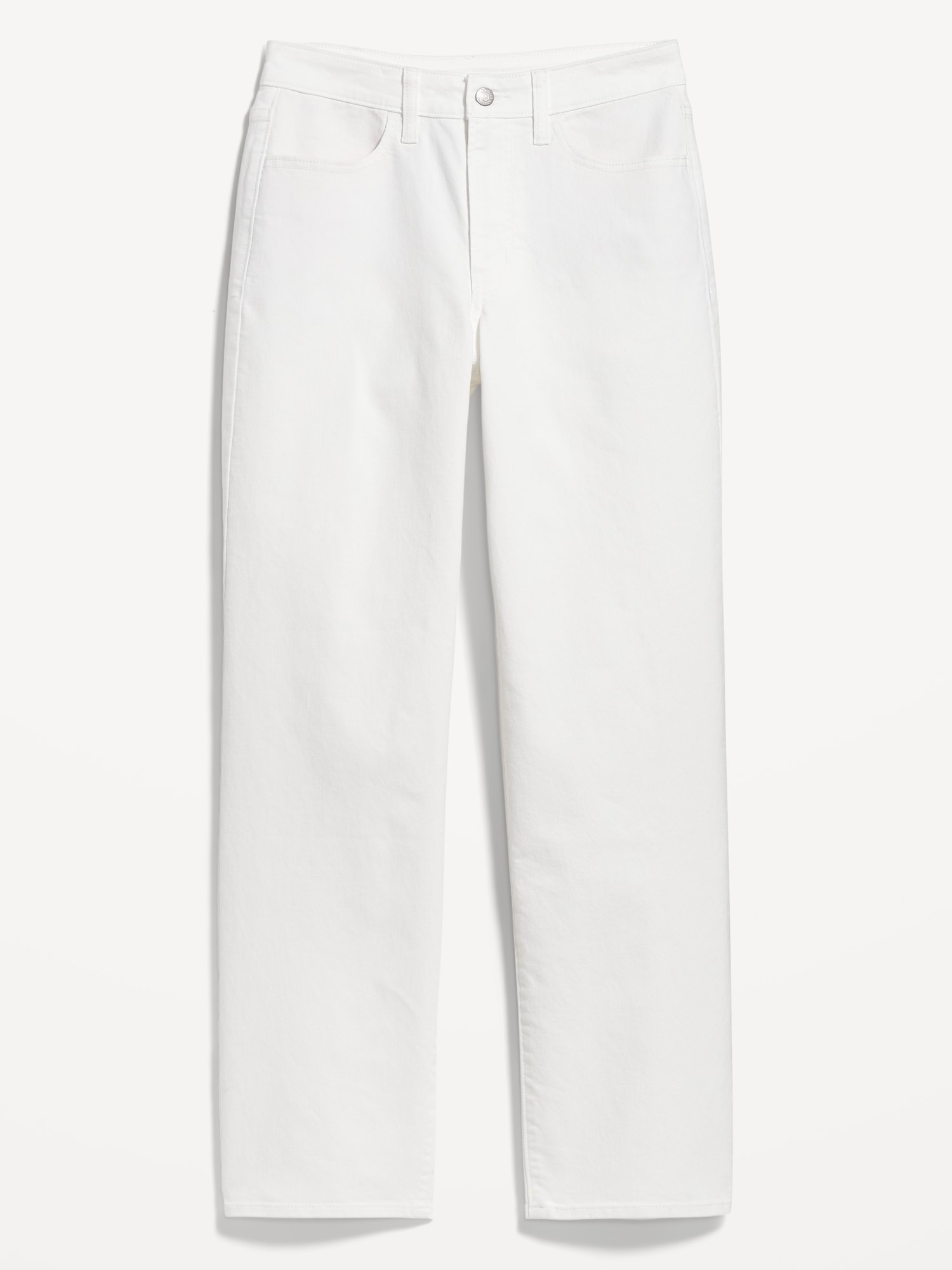 High-Waisted Wow White Loose Jeans for Women | Old Navy