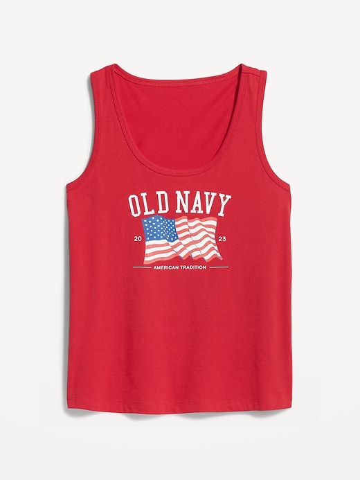 Image number 4 showing, Matching "Old Navy" Flag Tank Top