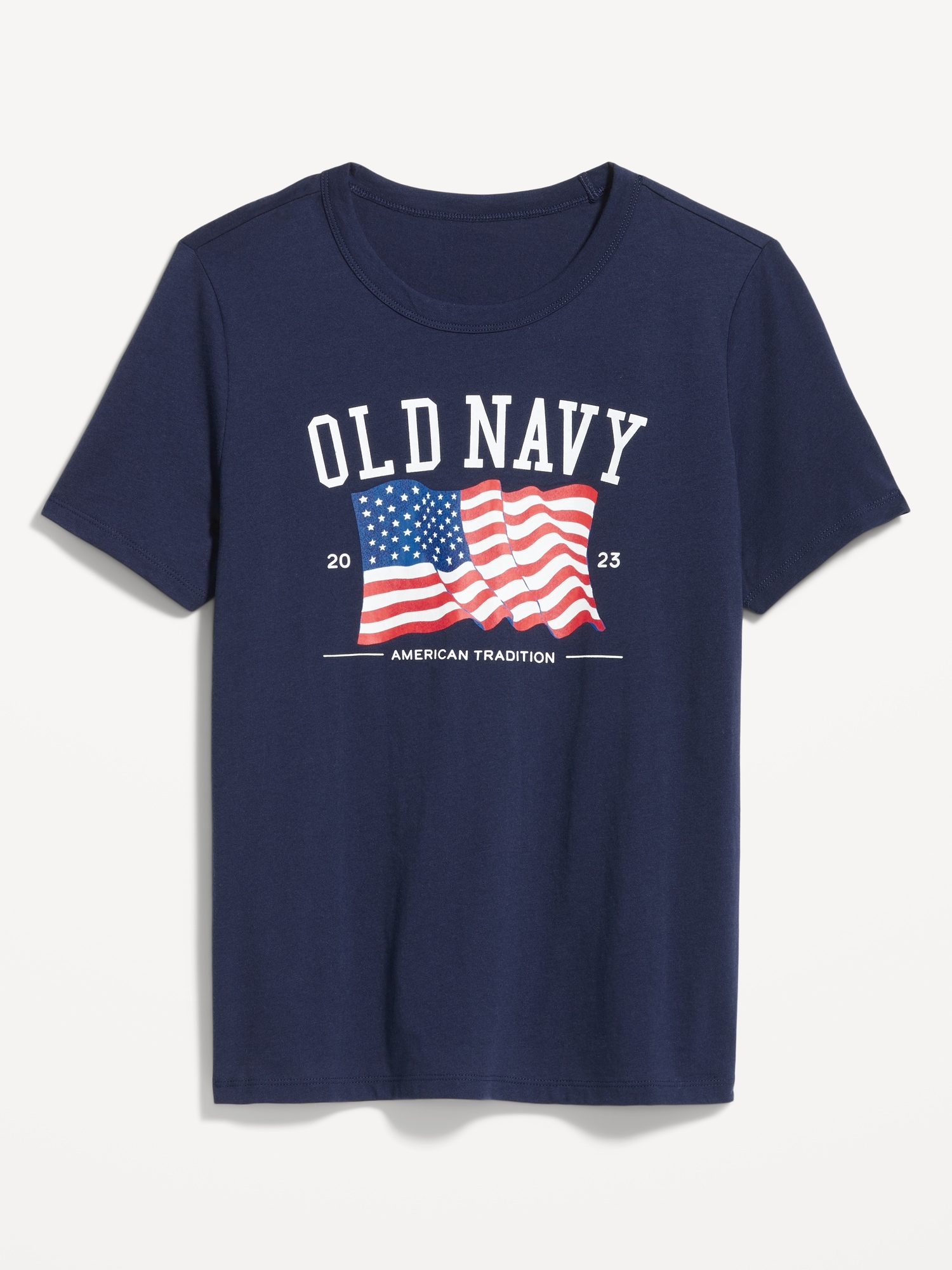 Old Navy Flag Shirt Tee New