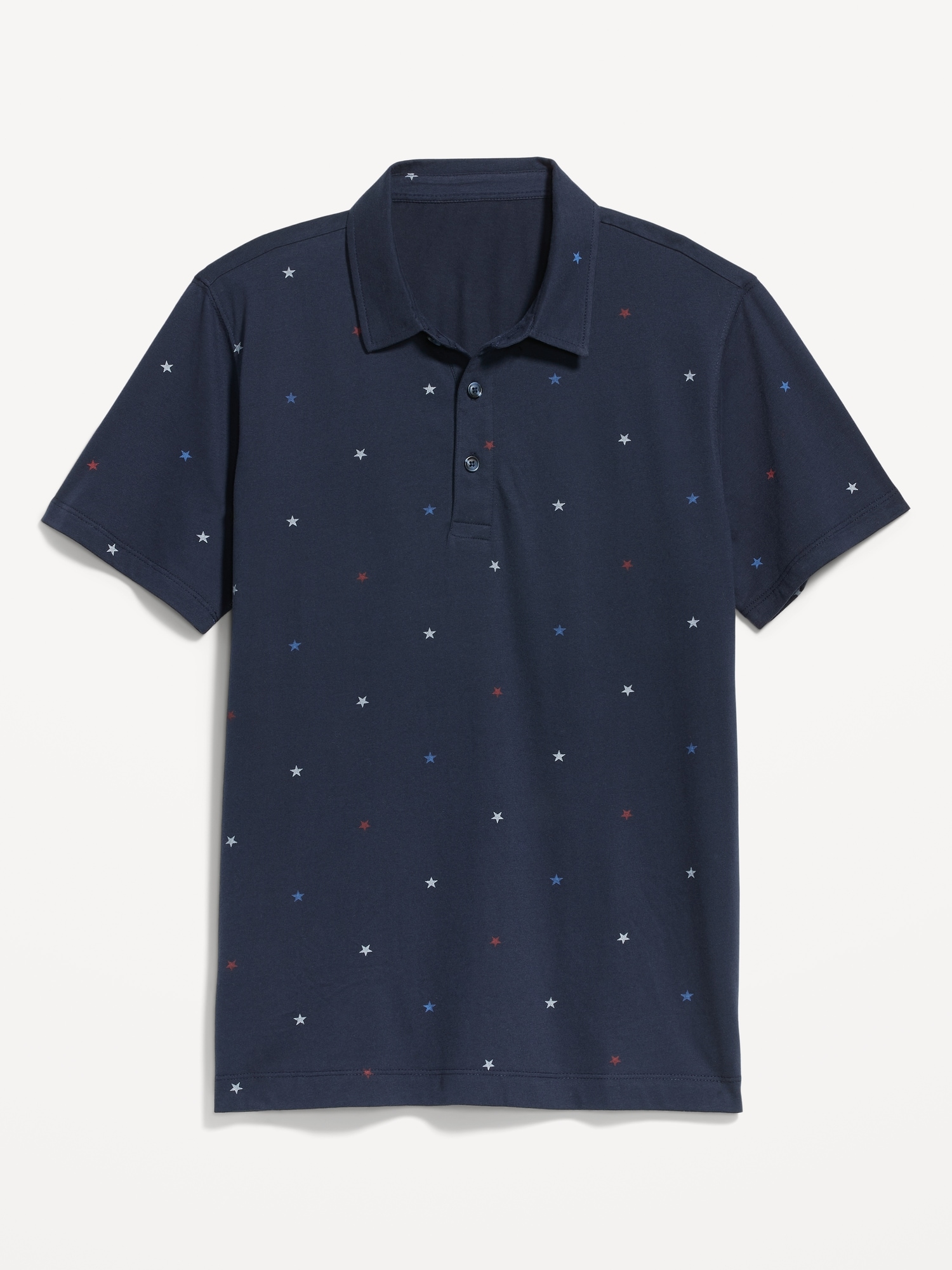 Printed Classic Fit Jersey Polo