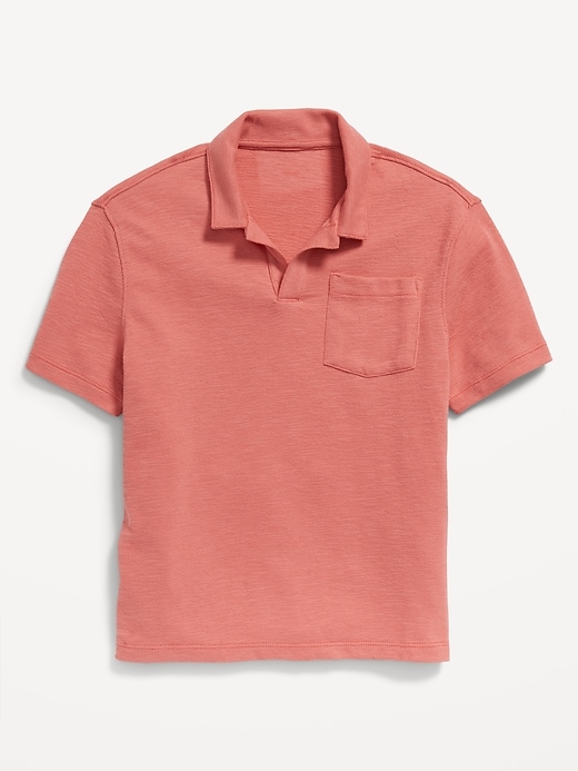 View large product image 2 of 3. Short-Sleeve Knit Polo Shirt for Boys