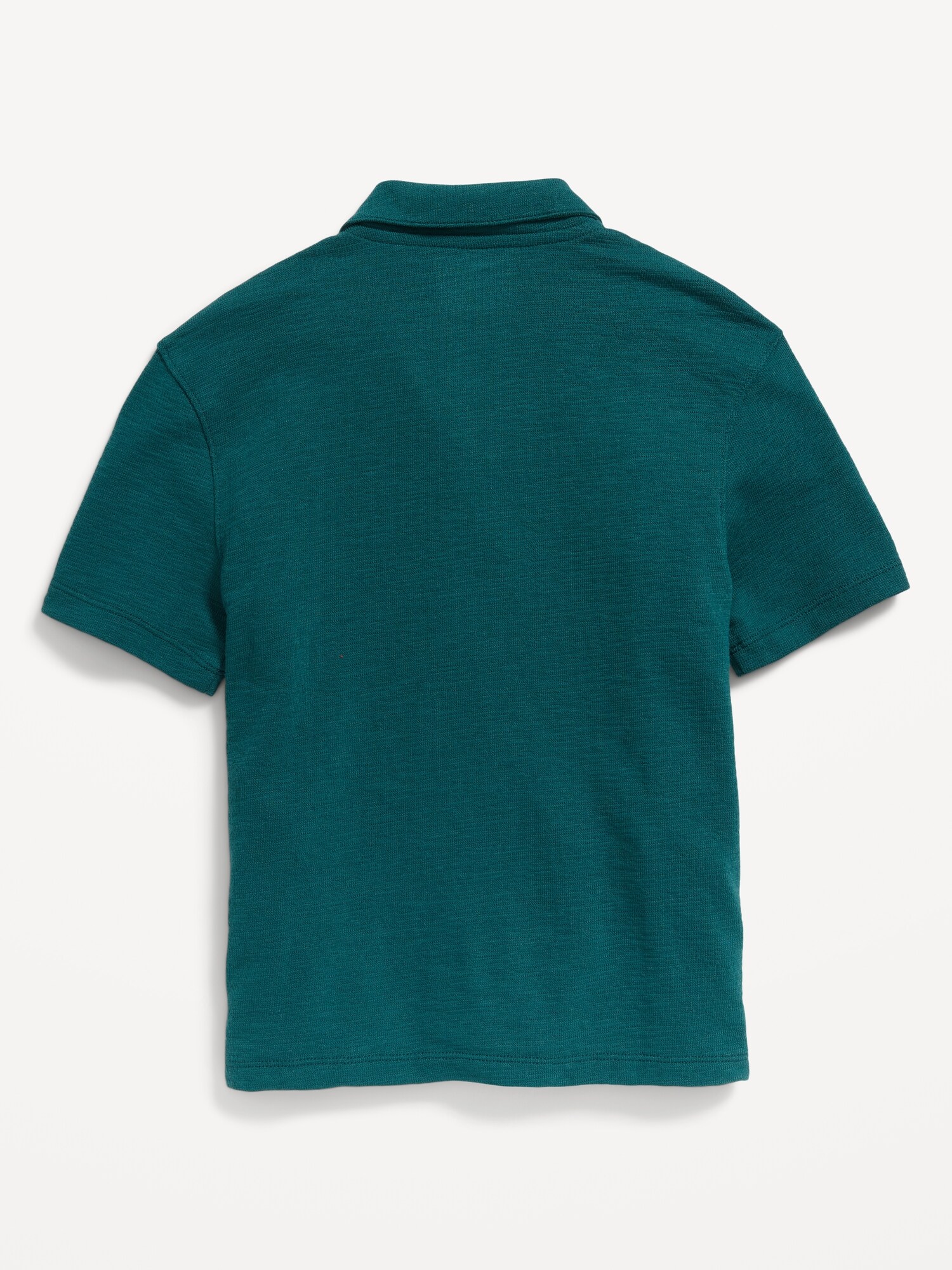 Short Sleeve Knitted Polo Shirt