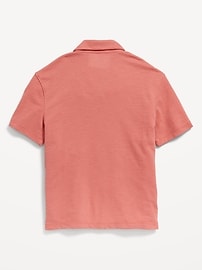 View large product image 3 of 3. Short-Sleeve Knit Polo Shirt for Boys