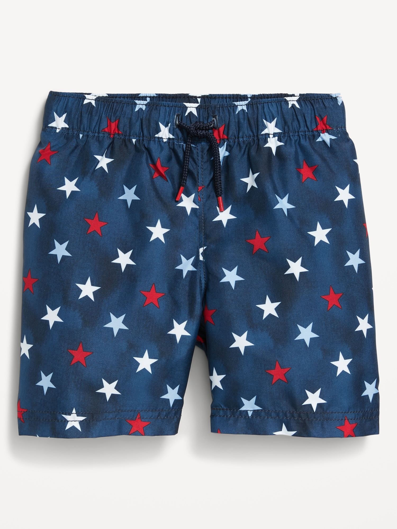 Old Navy Matching Printed Swim Trunks for Toddler Boys blue. 1