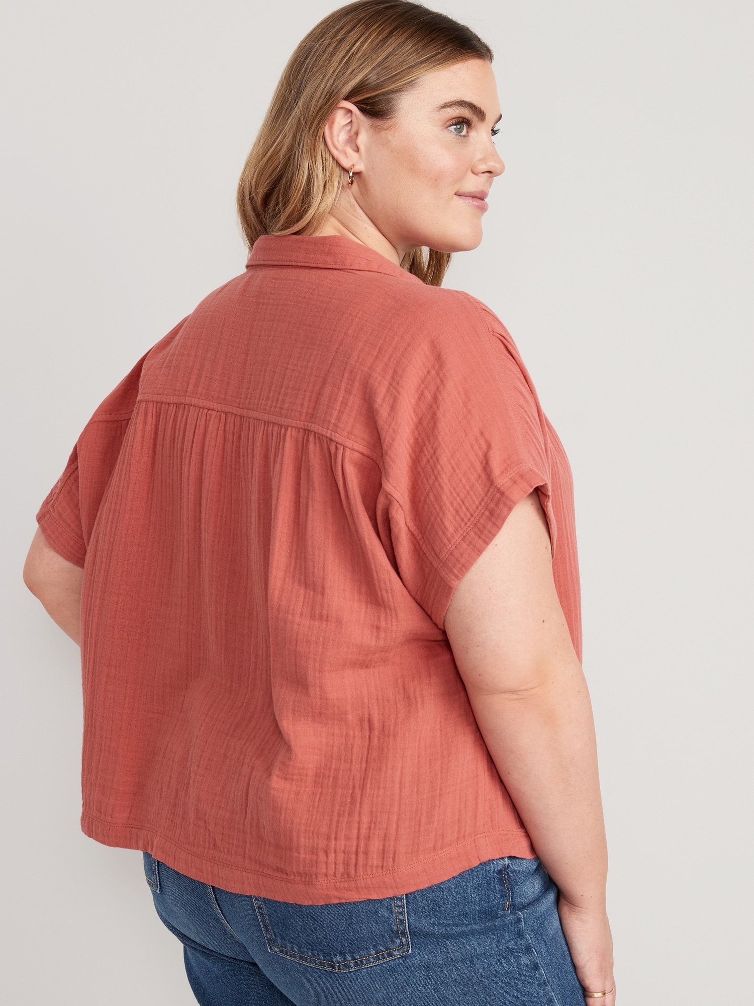 V Neck Dolman Sleeve Blouse Old Navy