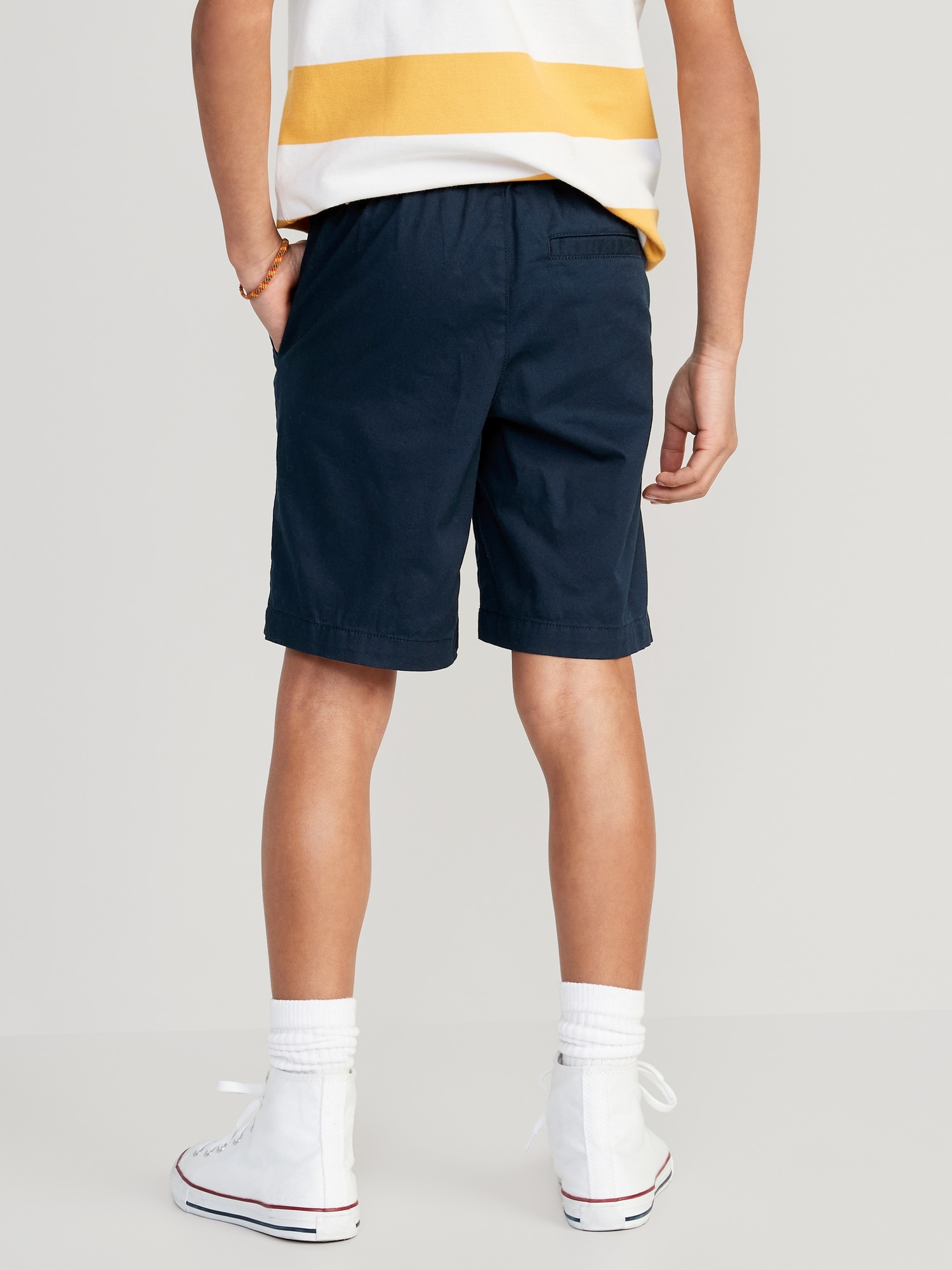 Old Navy Kids Built-In Flex Straight Twill Shorts for Boys (At