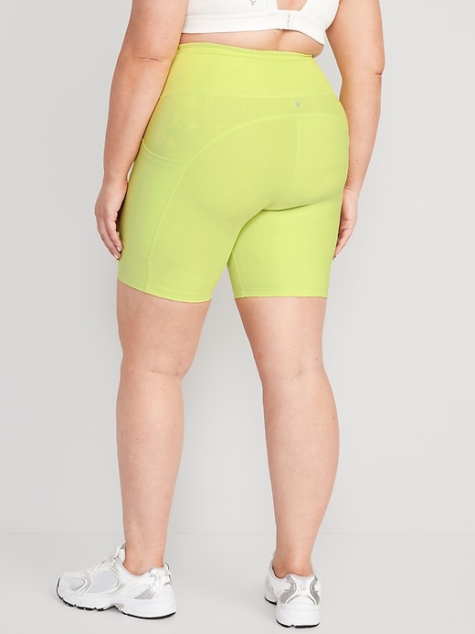 Image number 8 showing, High-Waisted PowerSoft Biker Shorts -- 8-inch inseam
