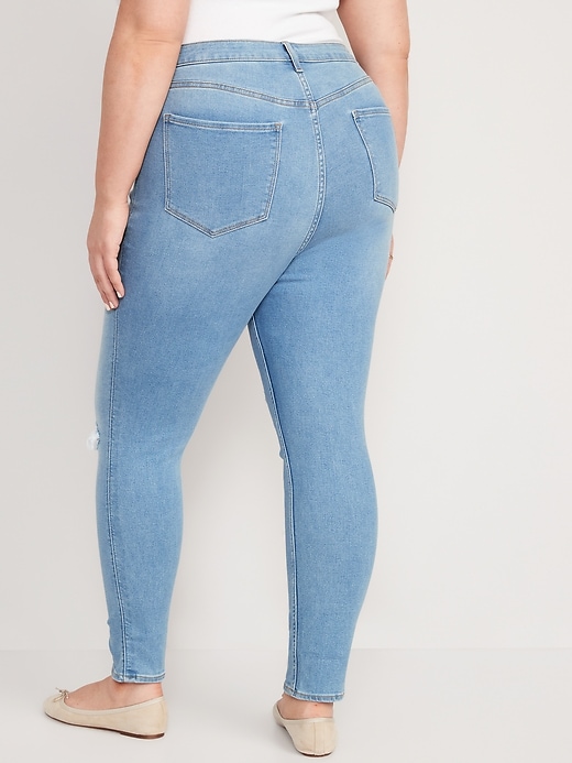Image number 8 showing, Higher High-Waisted Rockstar 360° Stretch Super-Skinny Jeans for Women