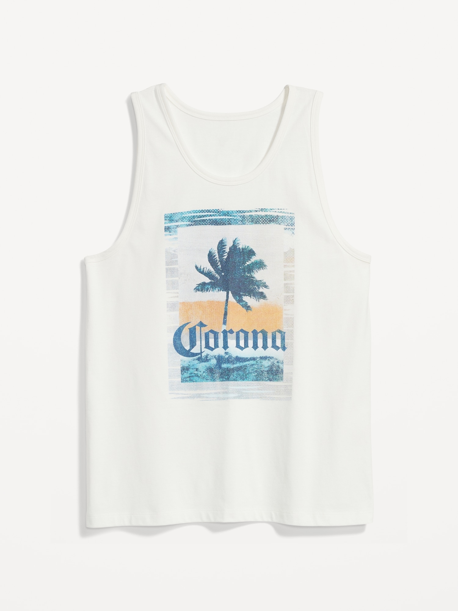 Old Navy Corona© Gender-Neutral Tank Top for Adults white. 1
