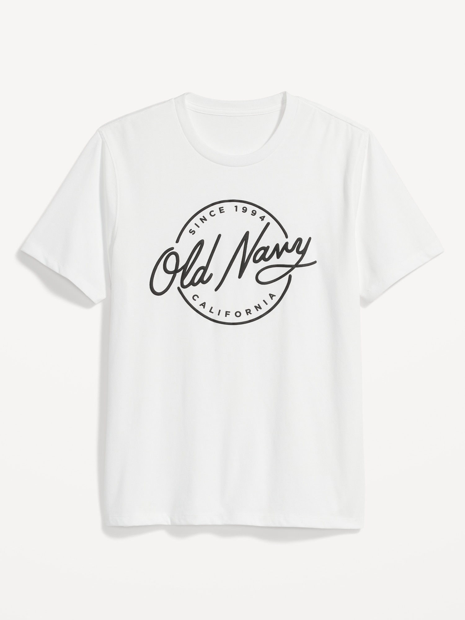 Old Navy Logo Graphic T-Shirt for Men white. 1