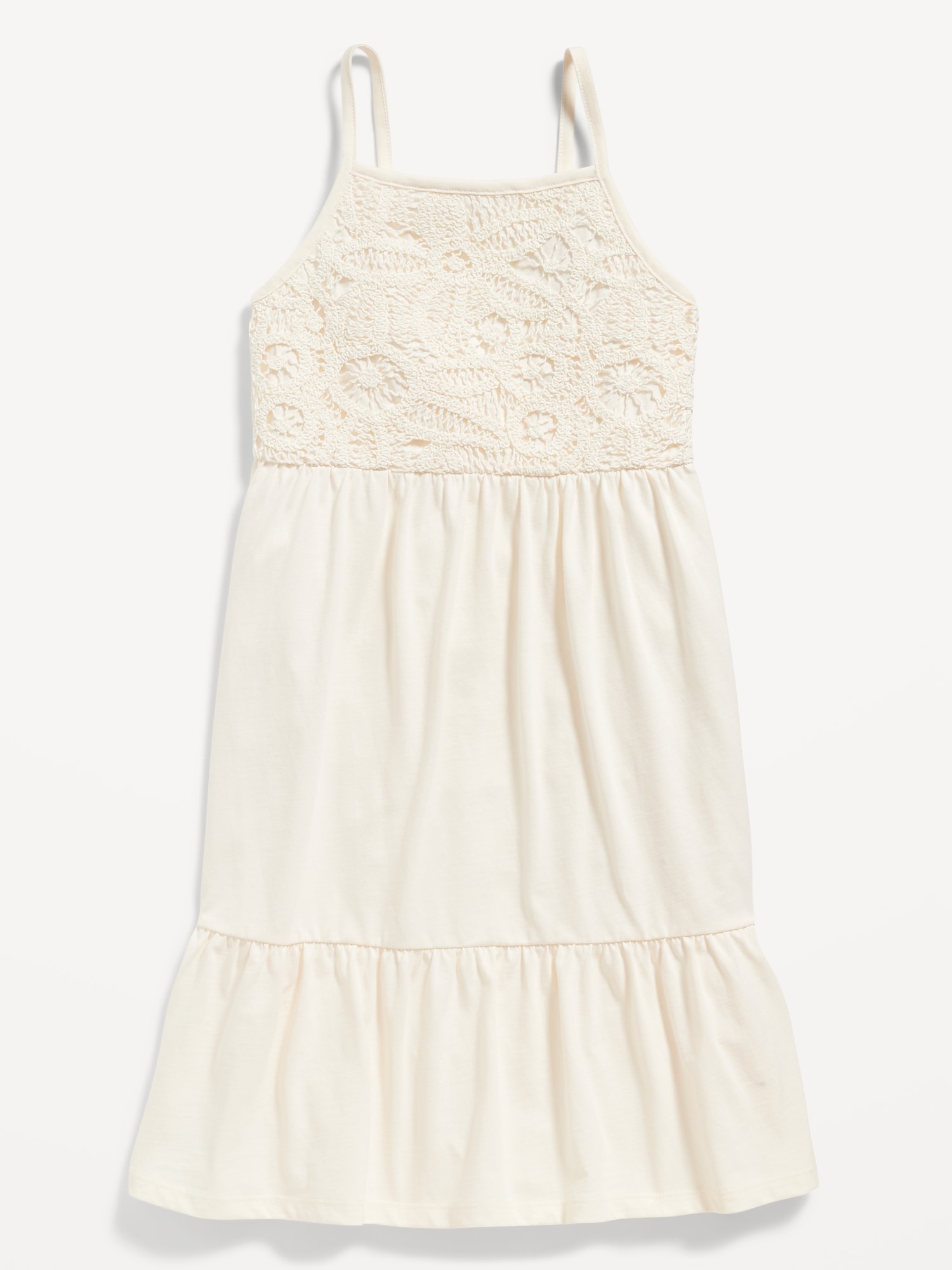 Fit & Flare Floral-Knit Bodice Cami Dress for Girls | Old Navy