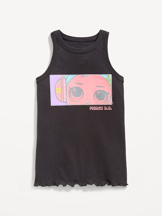 View large product image 1 of 1. Lettuce-Edge Licensed Pop-Culture Tank Top for Girls