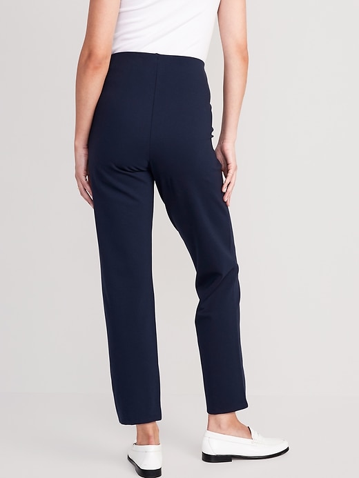Image number 2 showing, Extra High-Waisted Stevie Straight Ankle Pants
