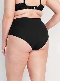 View large product image 8 of 8. High-Waisted No-Show Bikini Underwear