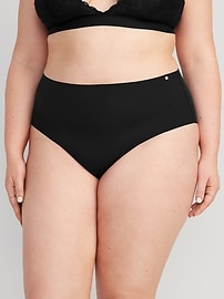 View large product image 7 of 8. High-Waisted No-Show Bikini Underwear