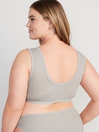 View large product image 8 of 8. Rib-Knit Bralette Top