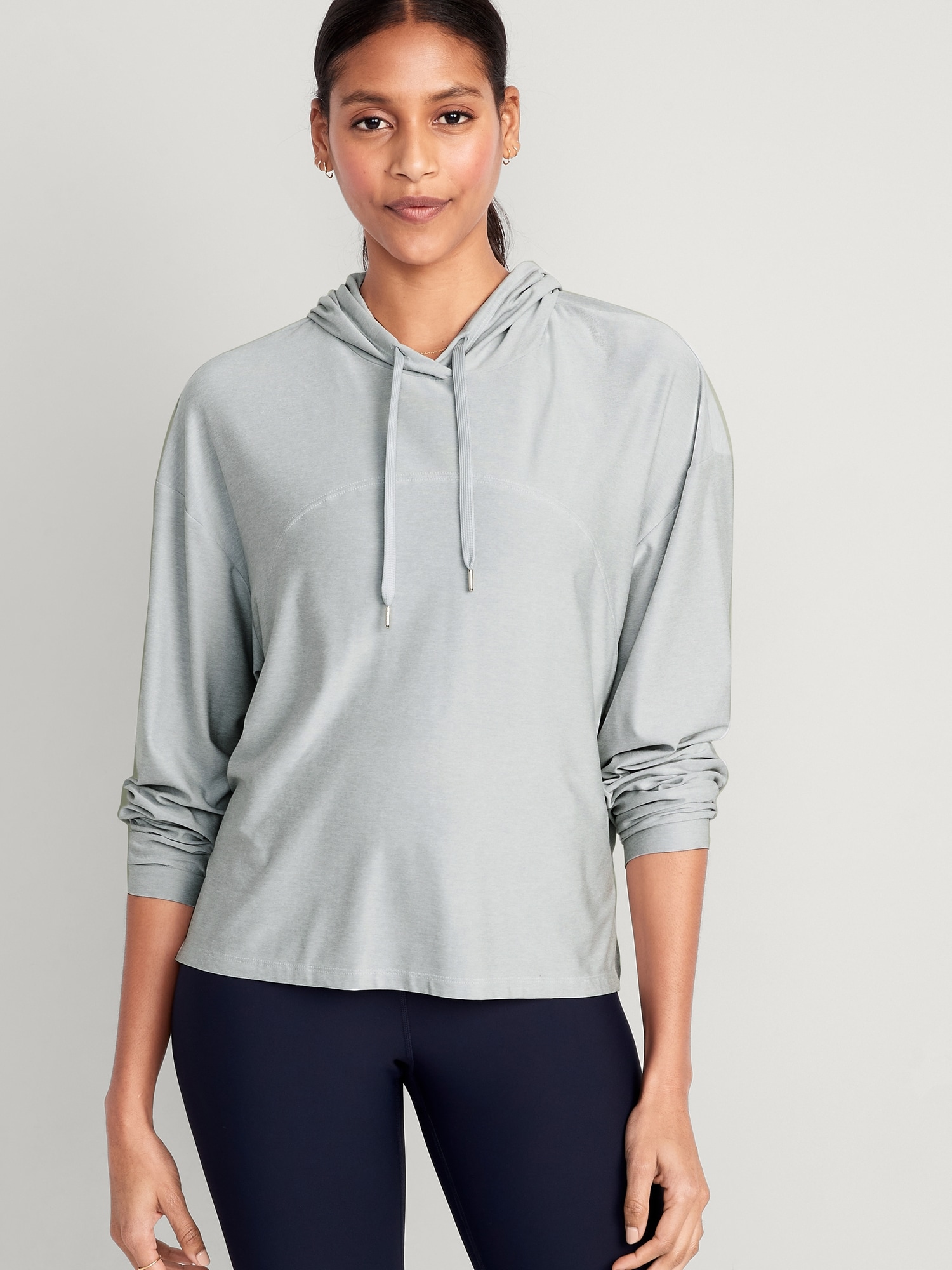 Old Navy Cloud 94 Soft Hoodie for Women gray. 1