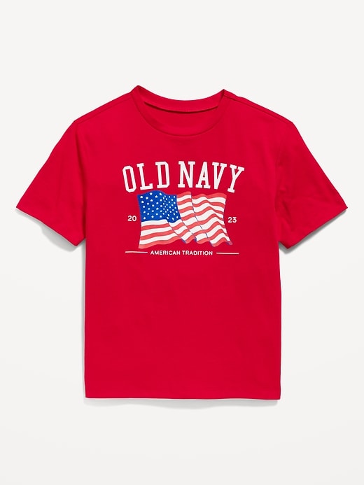 Gender-Neutral Short-Sleeve Logo-Graphic T-Shirt for Kids | Old Navy