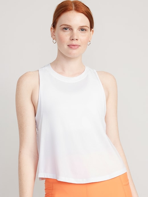 Image number 1 showing, UltraLite Sleeveless Cropped Top