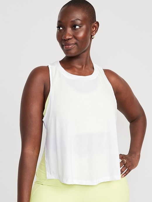 Image number 5 showing, UltraLite Sleeveless Cropped Top