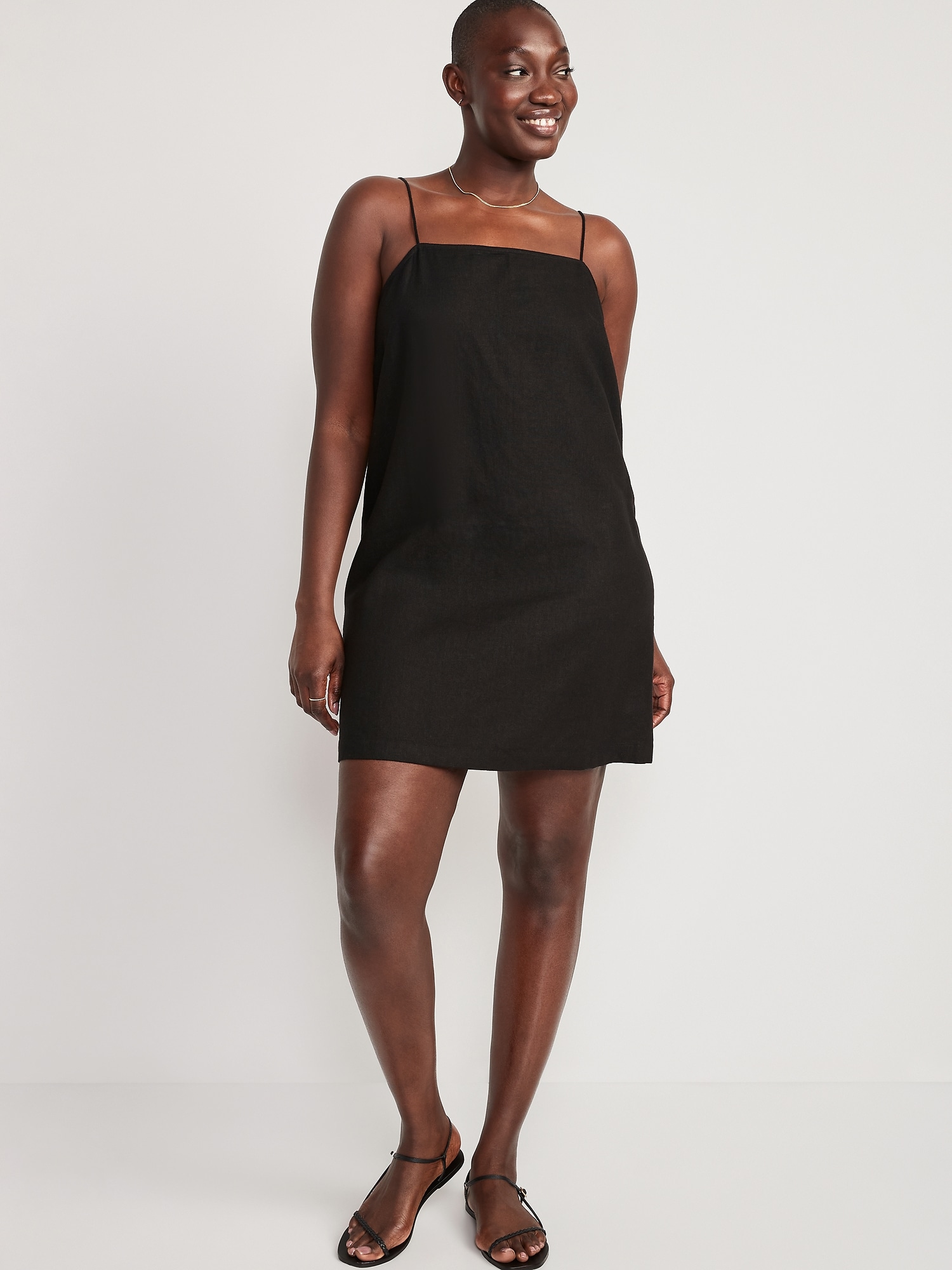 French Little Black Square Neckline Cocktail Dress with Bubble Sleeves -  $74.9808 #HTX96001 - SheProm.com