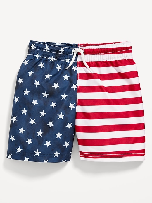 View large product image 1 of 3. Printed Swim Trunks for Toddler Boys