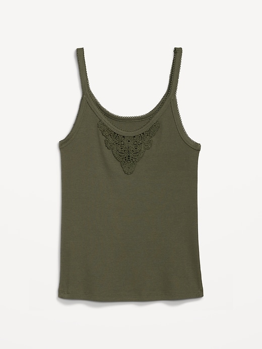 Image number 4 showing, Lace-Trim Tank Top