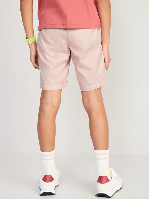 View large product image 2 of 4. Built-In Flex Straight Twill Jogger Shorts for Boys (At Knee)