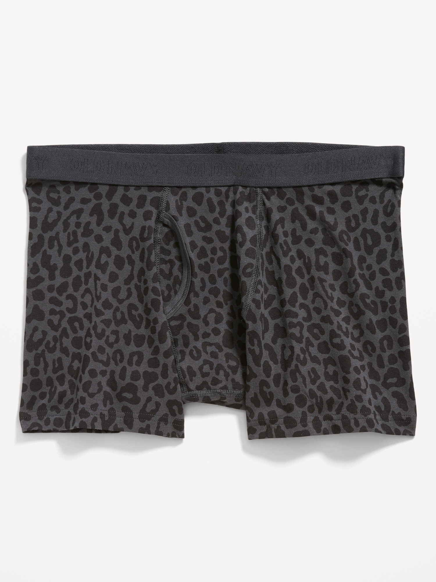 Soft-Washed Built-In Flex Printed Boxer-Briefs Underwear for Men -- 4.5 ...