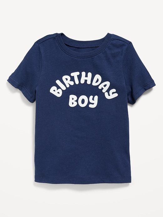 View large product image 1 of 2. "Birthday Boy" Graphic T-Shirt for Toddler Boys