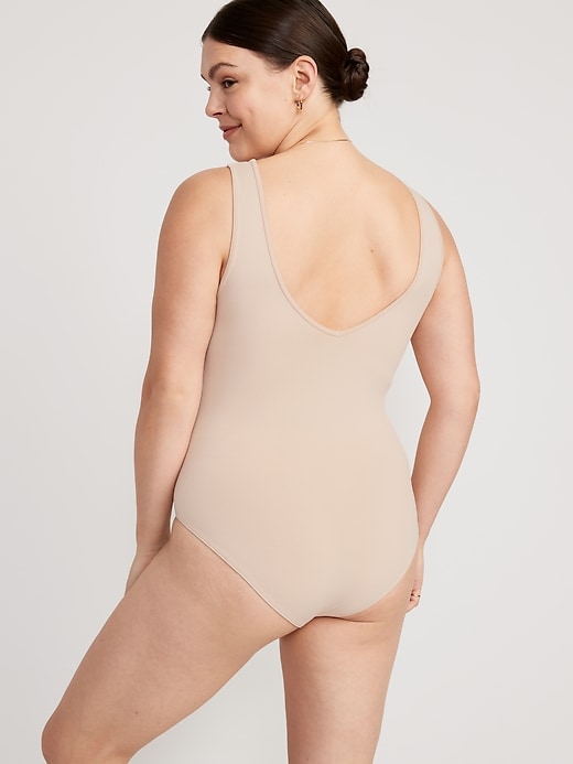 Image number 6 showing, Seamless Base-Layer Tank Top Bodysuit