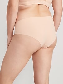 View large product image 6 of 6. Low-Rise Soft-Knit No-Show Hipster Underwear