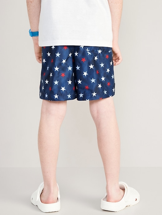 View large product image 2 of 5. Printed Swim Trunks for Boys