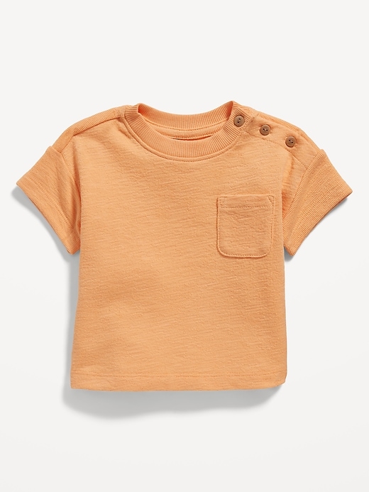 Unisex Drop-Shoulder Pocket T-Shirt for Baby | Old Navy