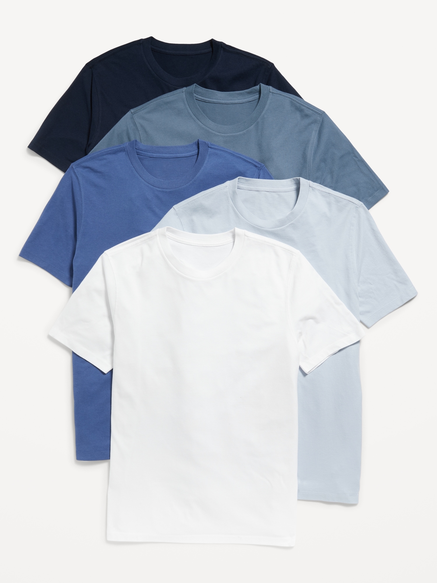 Old Navy Soft-Washed Solid T-Shirt 5-Pack for Men multi. 1