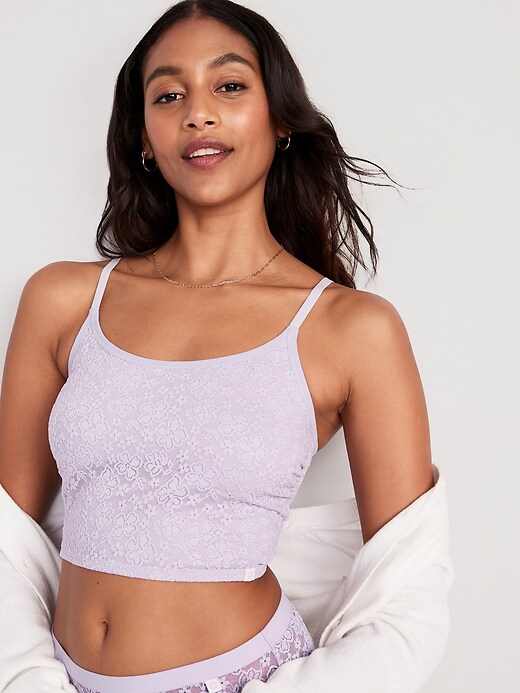 Image number 3 showing, Lace Brami Tank Top