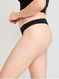 View large product image 6 of 6. Low-Rise Everyday Cotton Thong