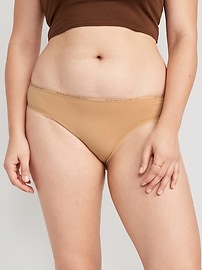 View large product image 5 of 8. High-Waisted Logo Graphic Bikini Underwear