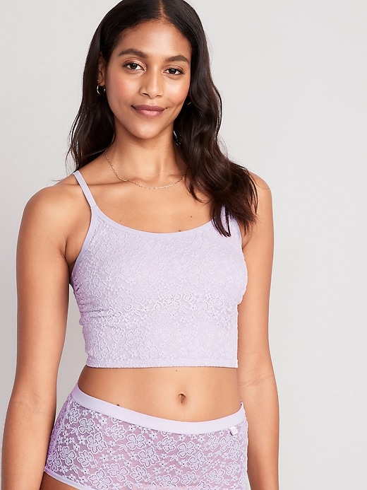Image number 1 showing, Lace Brami Tank Top