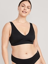 View large product image 5 of 8. V-Neck No-Show Bralette Top