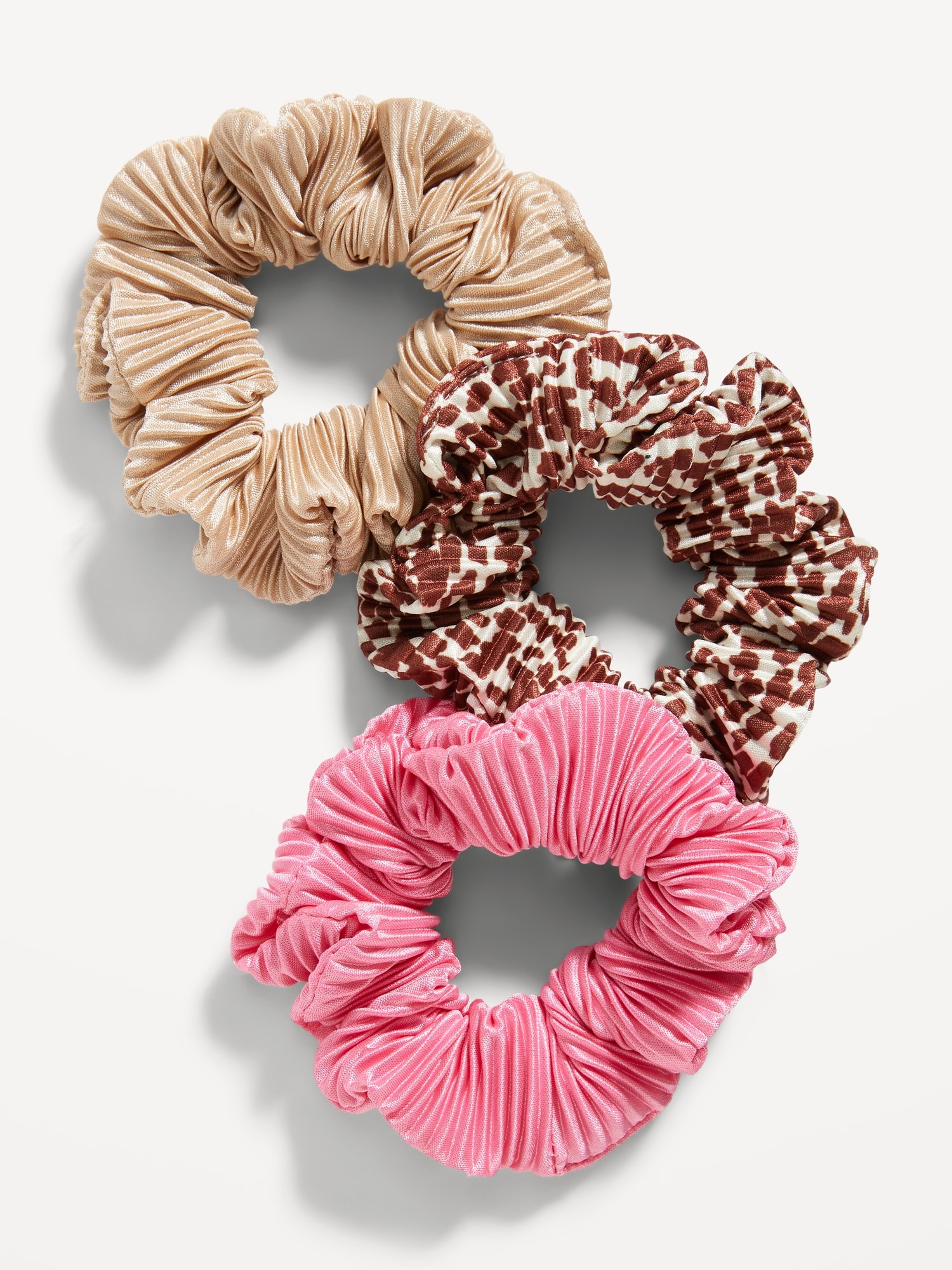 Old Navy Hair Scrunchie 3-Pack for Women pink. 1