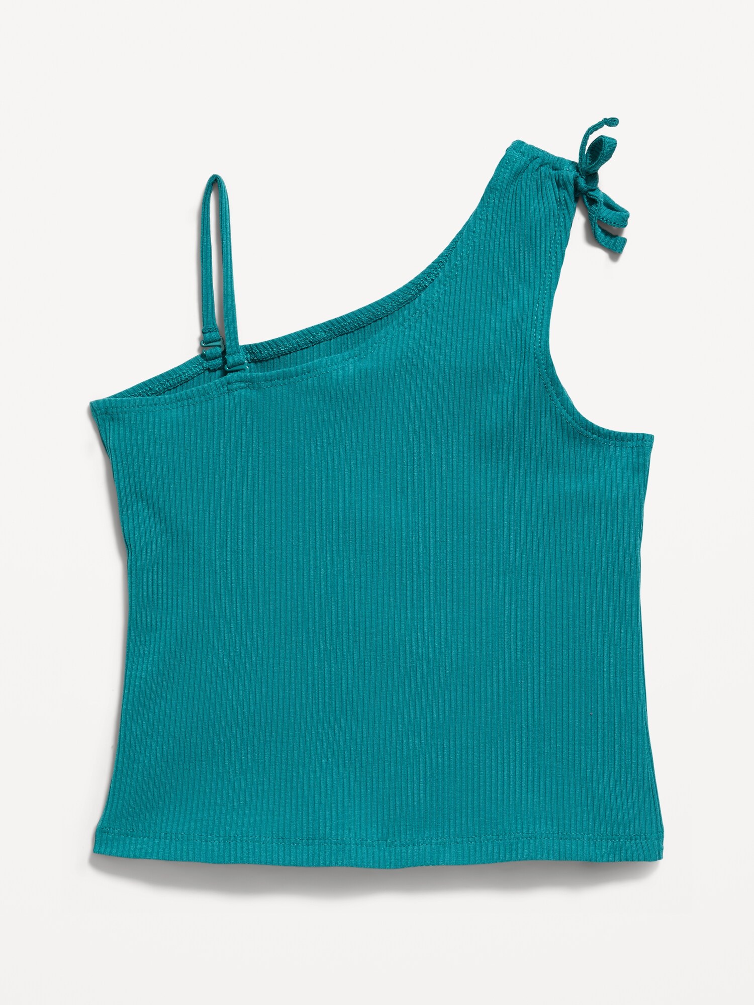 Rib-Knit One-Shoulder Tank Top for Girls | Old Navy