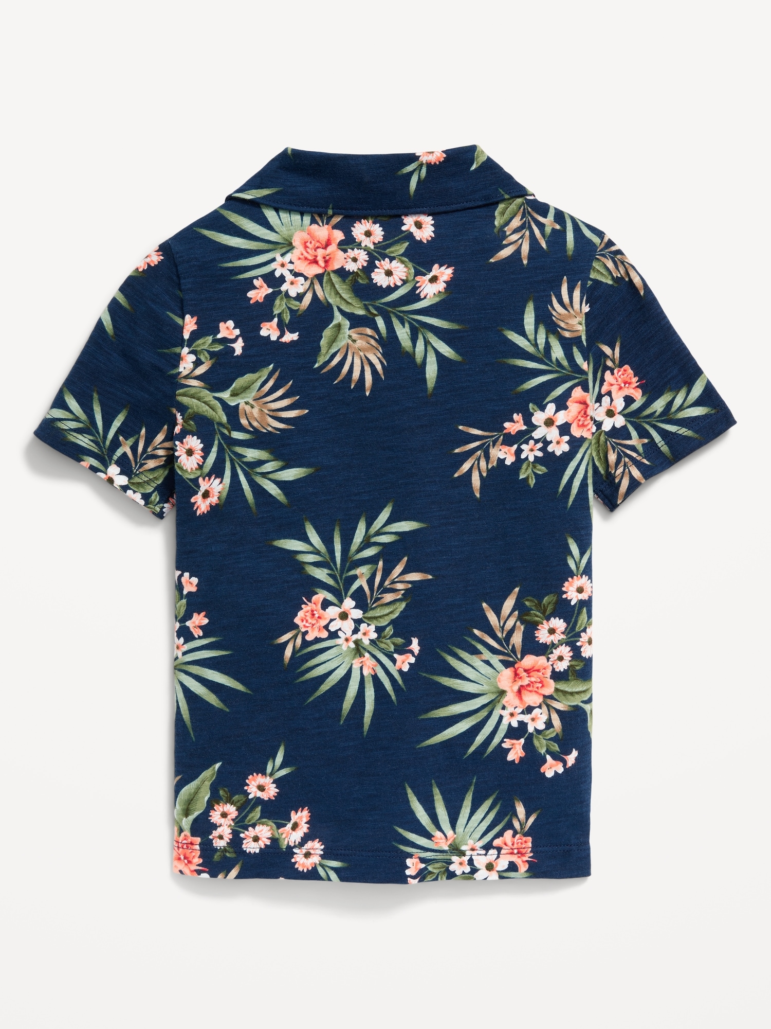 SlubKnit Floral Polo for Toddler Boys Old Navy