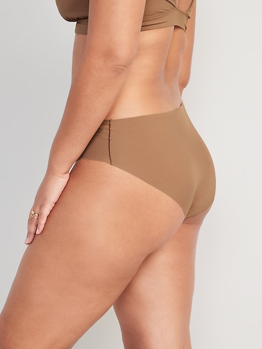 Old Navy - Low-Rise Soft-Knit No-Show Thong Underwear for Women beige