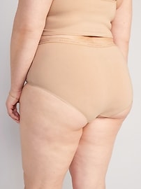 View large product image 8 of 8. High-Waisted Logo Graphic Bikini Underwear