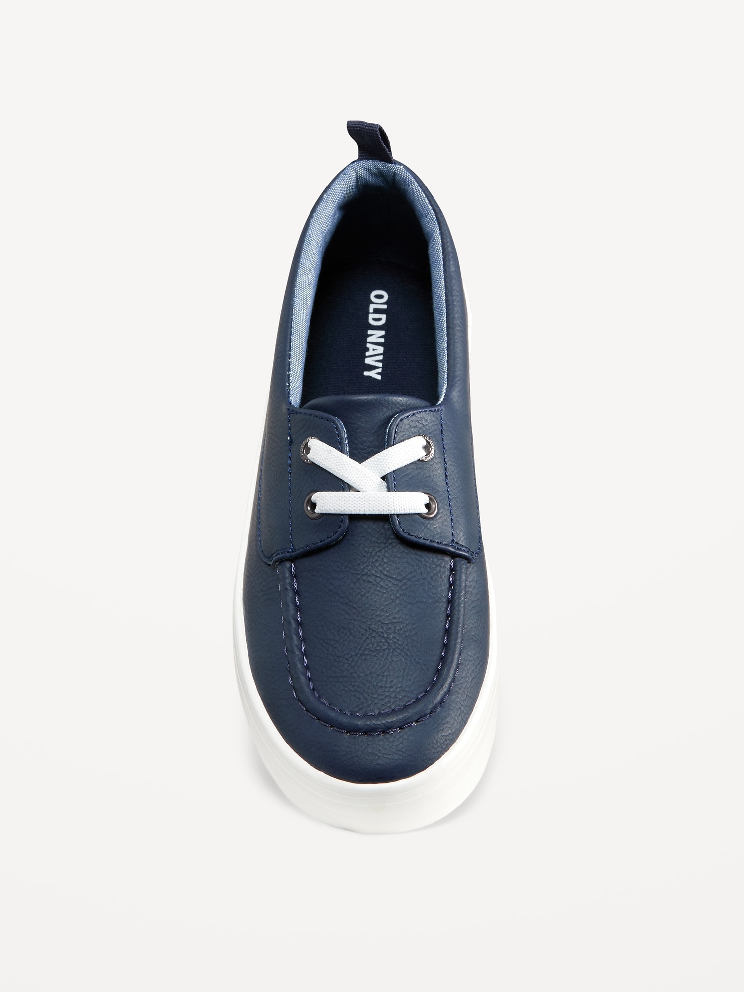 Faux-Leather Elastic-Lace Sneakers For Boys | Old Navy